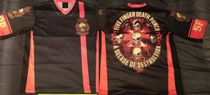 Five Finger Death Punch V-Ausschnitt Jersey Shirt 5FDP FFDP Nachdruck volle Größe S-5XL - Bild 1 von 3