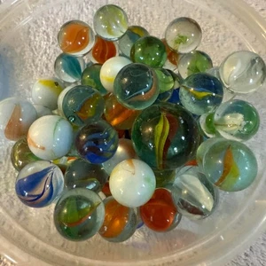 Multicolor Glasmurmeln Einheitsgröße - Bild 1 von 5