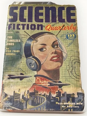 1952 Nov SCIENCE FICTION Pulp Fiction Magazine Eric F Russell Milton Luros Cover - Image 1 of 4
