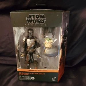 FIGURA DE ACCIÓN SELLADA Star Wars Black Series Mandalorian Din Djarin & Grogu Child - Imagen 1 de 2