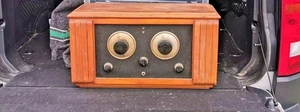 ancien poste TSF Merlaud & Poitrat début XXe Poste àvec ses lampes - Imagen 1 de 6