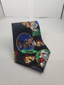 Herren Weihnachtskrawatte 57 x 3 1/2 Weihnachtsmann - Bild 1 von 5