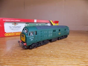 HORNBY R080 CLASS 29 DIESEL LOCO No D6110 in BR Green Livery. OO Gauge - Foto 1 di 4