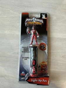Vintage 2003 Power Rangers Ninja Storm Light Up Pen Neu auf Karte / Neu aus altem Lagerbestand - Bild 1 von 2