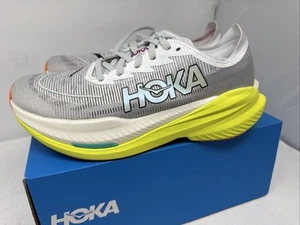 NUOVO HOKA One One Mach X 2 Frost Citrus 115519 / FCT Uomo Taglia 9,5 D - Foto 1 di 7