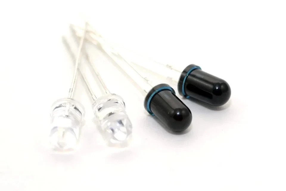 Kit 5 Diodo IR emisor y 5 Sensor IR receptor 5mm infrarrojo infrared diode photo - Imagen 1 de 1