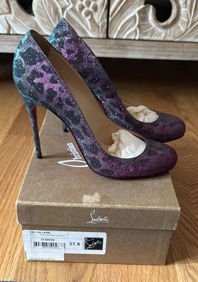 Tacones de aguja Christian Louboutin Fifi 100 Lame edición limitada 37,5 Foto 1 de 4