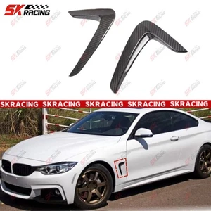 Dry Carbon Fiber Side Fender Vent Trim Fit For BMW 4 Seriers 2014-20 F32 F33 F36 - Imagen 1 de 26