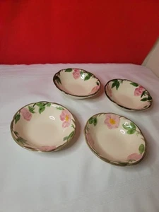 Set 4 Franziskaner Wüstenrose Steingut 6" Suppen-/Salatschüsseln - Bild 1 von 5