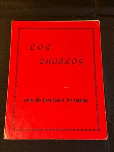 Los Charros Mexikanisches Restaurant Vintage Speisekarte - Bild 1 von 4