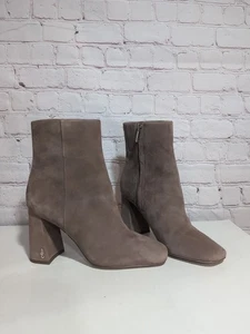 Sam Edelman Signature Collection Codie Bootie Beige Square Toe Size 5.5 - Picture 1 of 12