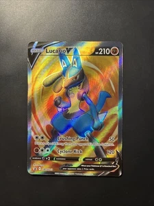 Lucario V Full Art Black Star Promo SWSH213 Pokemon Card TCG Near Mint+ - Picture 1 of 2