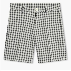 Kenzo Kids Logo Tag Gingham Check-Print Shorts Boys Size 5A/108 Black & White - Picture 1 of 8
