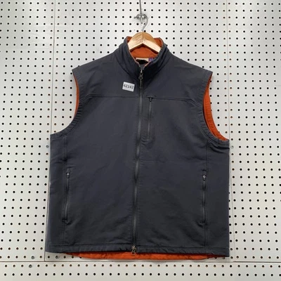 Chaleco de Lana Ibex Clima Para Hombre XL Gris Naranja Sin Mangas Exterior 23.5x26 Foto 1 de 4