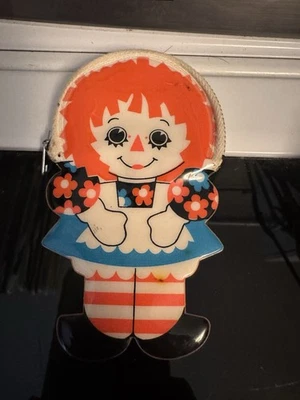 Винтажный сделано в Японии ~ Hallmark карты ~ Raggedy Ann монета сумочки большой - Изображение 1 из 2