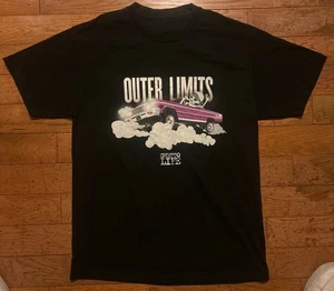 Outer Limits Chicano Life Lowrider Alien Graphic T-Shirt Black XL - Picture 1 of 4
