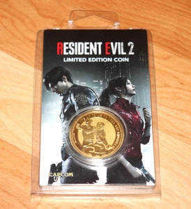 Resident Evil 2 Capcom Limited Edition Coin Gold Edition Collectible PS4 Xbox - Picture 1 of 8