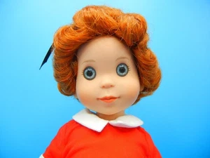 Muñeca Tonner 1997 14" Little Orphan Annie ojos azules pelo rojo sin zapatos - Imagen 1 de 9