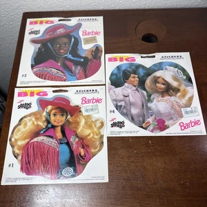 3 Vintage Mello Smello Really Big Barbie Sticker Collection NEW NOS 1991 - Picture 1 of 10