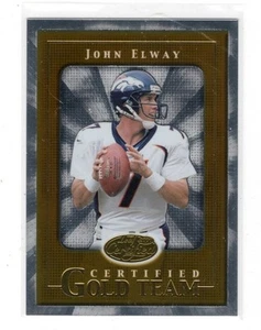 2000 Leaf Certified Gold Team John Elway #CGT5 Insert - Picture 1 of 1