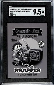 Gpk 2024 Masked Michael/Subliminal Sam The Horror-ible Wave 1 Wrapper #1 SGC 9.5 - Picture 1 of 2
