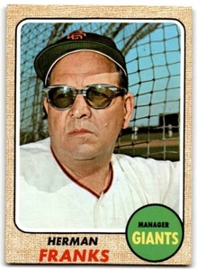 1968 Topps Herman Franks . San Francisco Giants #267 - Picture 1 of 2