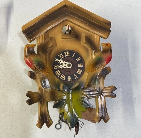 Vintage Cuckoo Clock Western Germany FOR PARTS ONLY Cover