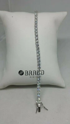BRACCIALE  TENNIS MM 3 ARGENTO RODIATO MASSICCIO ZIRCONI CM 16-18-20 EXPLOIT - Immagine 1 di 4