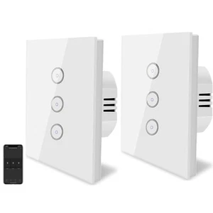 ZigBee SmartHome Funk Steuerung 3 Weg Lichtschalter Touchscreen Unterputz WiFi - Bild 1 von 8