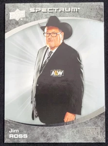 2021 UPPER DECK AEW SPECTRUM JIM ROSS ALL ELITE WRESTLING - Bild 1 von 2