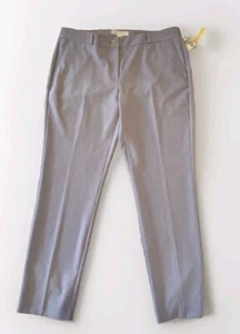 Michael Kors Dress Pants Women's Size 10 Straight Leg Gray Trousers - Picture 1 of 13