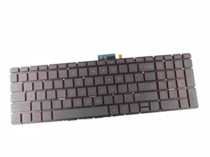 FOR HP Pavilion Star Wars 15-an050nr 15-an051dx KEYBOARD Red backlit US No Frame - Picture 1 of 2