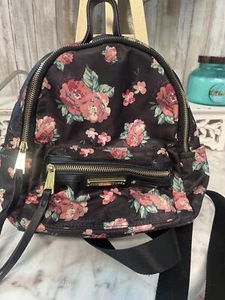 Juicy Couture Mini Floral Roses Backpack Purse Hard To Find - Picture 1 of 9