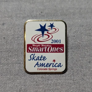 2001 Skate America Lapel Pin Weight Watchers Smart Ones Colorado Springs Figure - Picture 1 of 4
