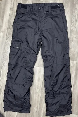 SkiGear Black Snow Pants Mens Medium Winter Snowboard Ski - Image 1 of 4