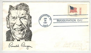 1981 RONALD REAGAN INAUGURATION DAY SCARCE UNKNOWN CACHET - Picture 1 of 1