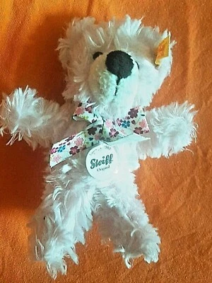 Steiff 901294 - Teddybär Charly 12 cm beige mit lustiger Schleife KFS wNEU - Bild 1 von 3