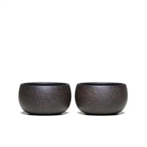 2pcs/lot Handmade Tea Cup Chinese Kungfu Tea Cup Real Yixing Zisha Purple Clay - Picture 1 of 13