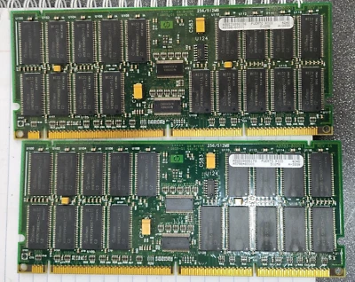 2x Kit de Memoria HP A5798A 1GB (2x A5798-60001 512MB) Clase L ECC SDRAM Kit Foto 1 de 2