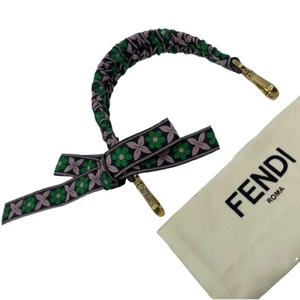 Auth FENDI Handle For Peekaboo Wrappy Flower Pattern Hand Bag Pink #36636513 - Picture 1 of 12