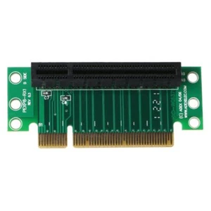 Ordinateur PCI pour Express 8X Angle Droit 90 Degrés Adaptateur Riser Card 1U Convertir - Photo 1/8