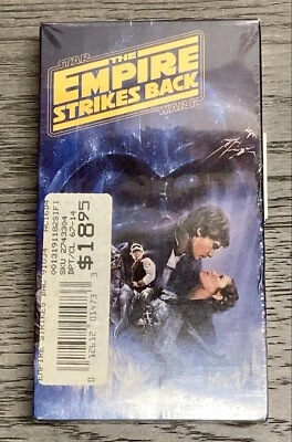 Star Wars ESB Empire Strikes Back Factory Sealed VHS Tape VCR 1990 CBS FOX NOS - Image 1 of 4