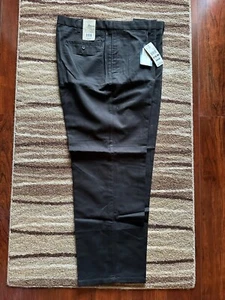 Penmans Flat Front Men's Dress Pant (Black) - Picture 1 of 5