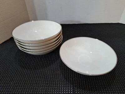 6 Noritake Cereal Bowl Montblanc 7527 Ivory China 6.25" Japan MCM - image 1 of 4