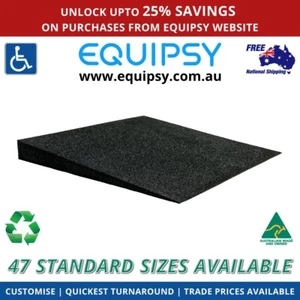 1:10 Wheelchair Access Rubber Ramp Threshold Doorway Disability 28 sizes Instock - Picture 1 of 12