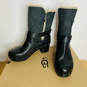 UGG Brea Boots Black For Lined UK Size 5.5 EUR 38 - Brand New In Box Never Worn - Picture 1 of 11