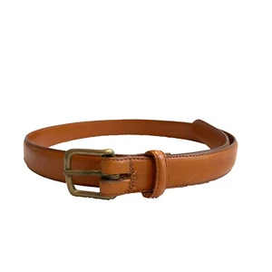 Polo Ralph Lauren brauner Ledergürtel 39-42" Messingschnalle Italien adrett klassisch - Bild 1 von 11