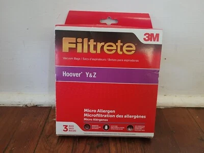 Filtrete Micro Allergen Hoover Y & Z ( 3) Vacuum Bags 6470B - Image 1 of 3