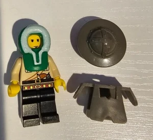 LEGO Minifigure Mista Cappuccio Verde Johnny Thunder Body Star Wars Testa Castello Armatura - Foto 1 di 11