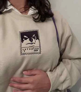 V BTS LAYOVER Embroidered Sweatshirt Army Fan Merch Unisex Sweatshirts G23 - Picture 1 of 8